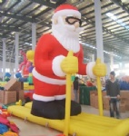 Inflatable santa claus