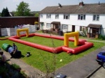 Inflatable football pitch