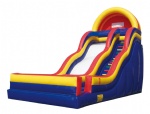 Inflatable wave slide