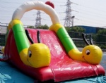Inflatable small slide