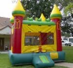 Inflatable backyard castle
