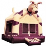 inflatable dog bouncer
