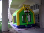 inflatable Spongebob bouncer